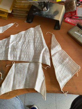 Vele già cucite per modellismo navale