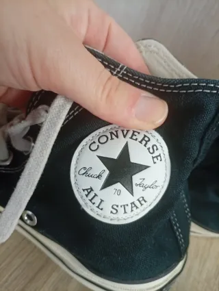 Converse Negras Mujer Talla 39