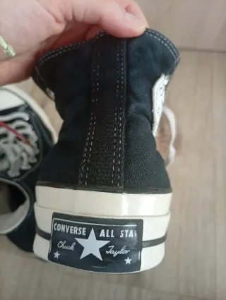 Converse Negras Mujer Talla 39