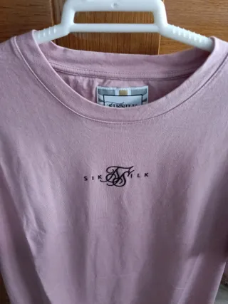 Camiseta SikSilk Rosa Manga Corta