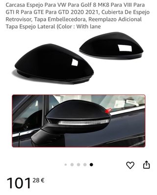 Carcasa Espejo Retrovisor VW Golf 8 