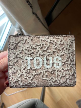 Cartera Tous Beige y Marrón