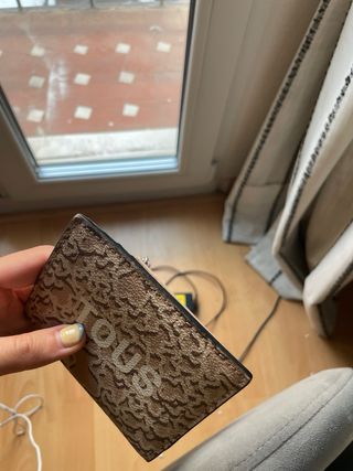 Cartera Tous Beige y Marrón