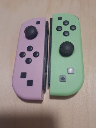 Joycons Nintendo Switch Rosa y Verde