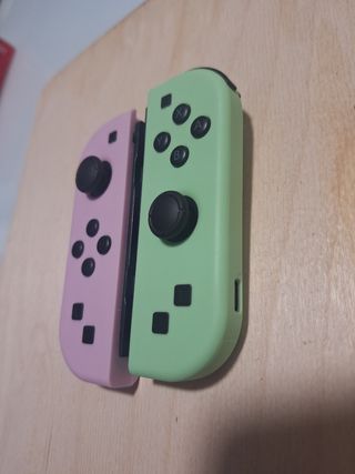 Joycons Nintendo Switch Rosa y Verde