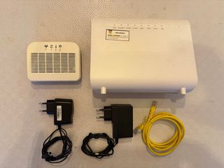 Router ZTE F680 + ONT Nokia G-010G-Q -fibra óptica