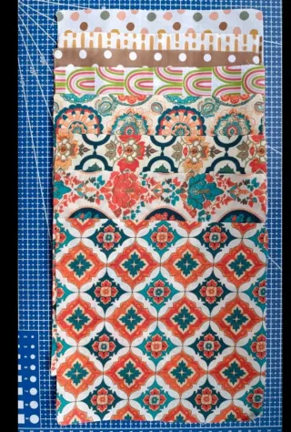 8 Telas Estampadas 20x20cm