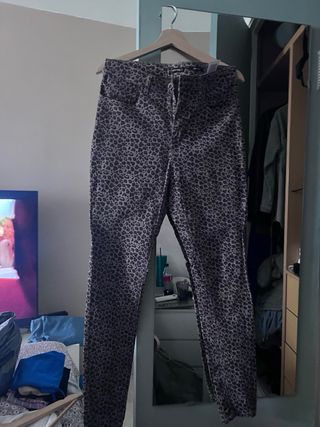 Pantalón estampado leopardo Stitch & Soul Talla L