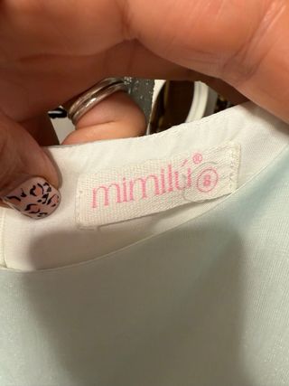 Vestido ceremonia niña talla 8