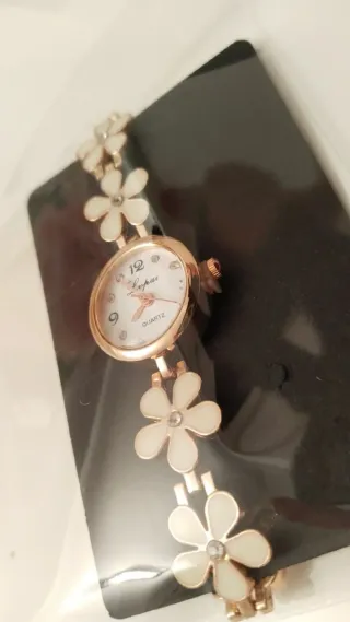 Pulseras y collares de acero inoxidable, reloj 