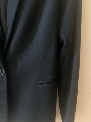 Chaqueta Stradivarius Negra Talla M