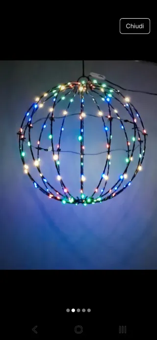 Sfera Luminosa LED Multicolore
