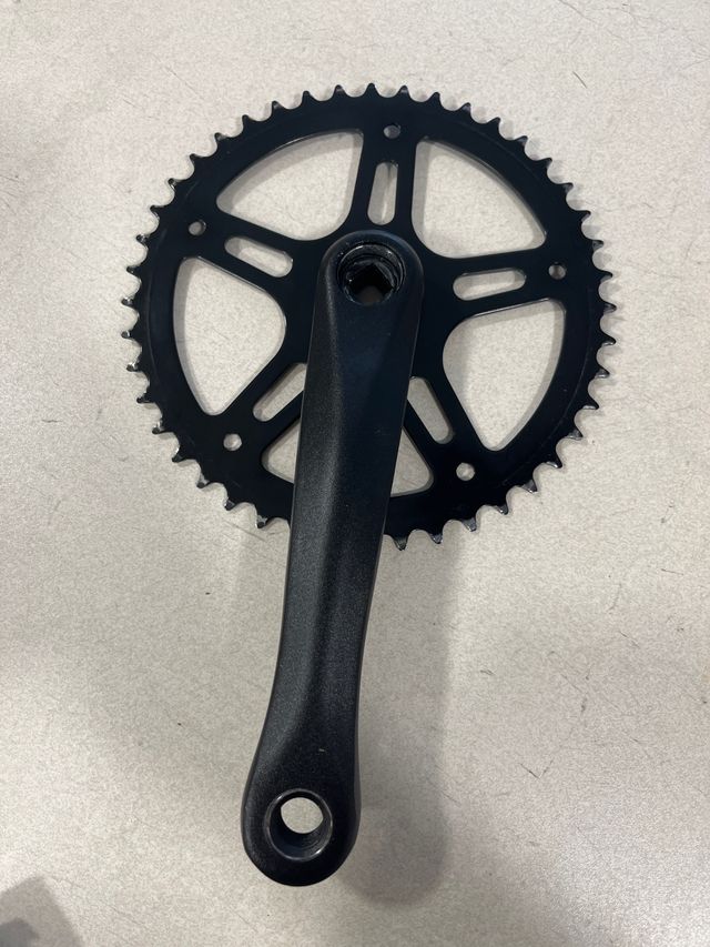 Biela Derecha Bicicleta 170mm Negra