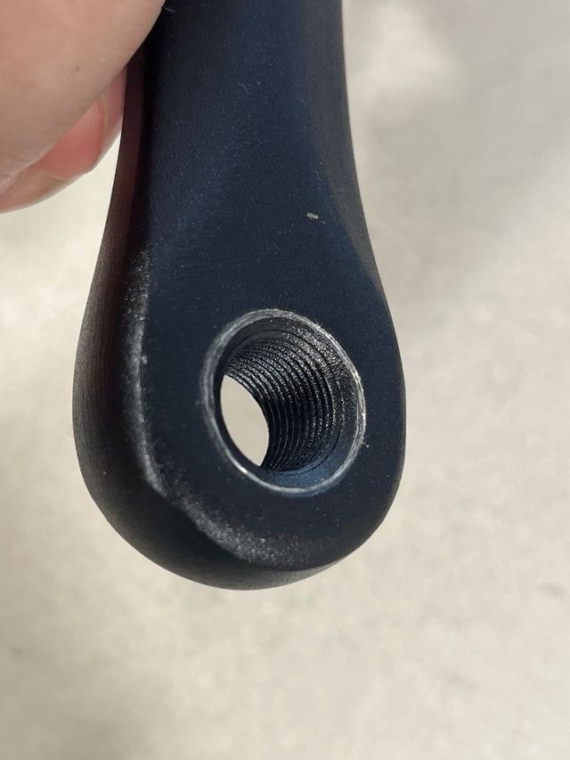 Biela Derecha Bicicleta 170mm Negra