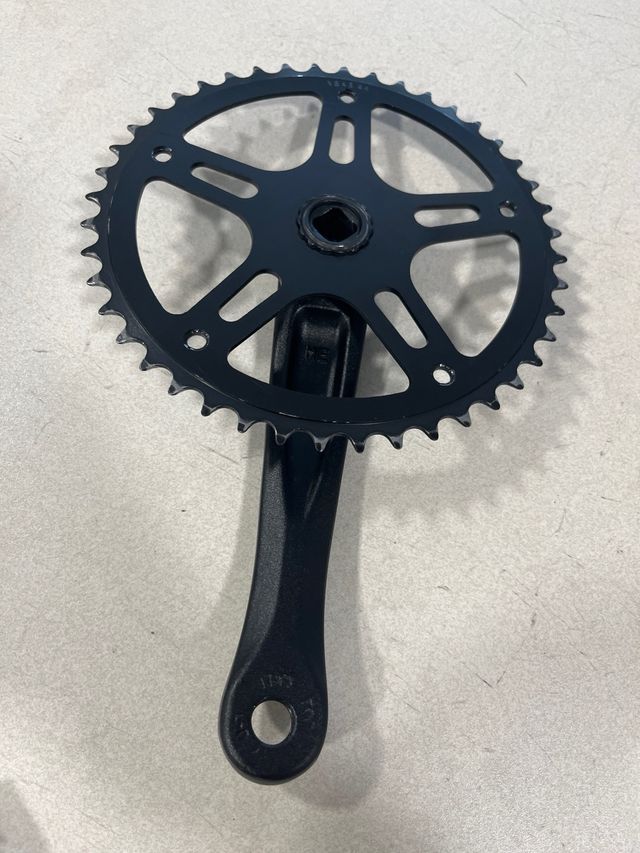 Biela Derecha Bicicleta 170mm Negra