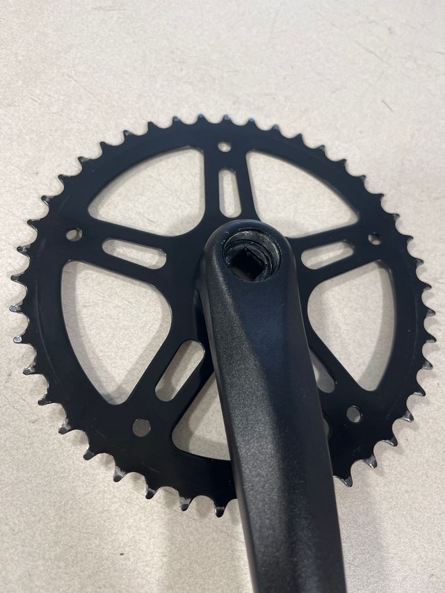 Biela Derecha Bicicleta 170mm Negra