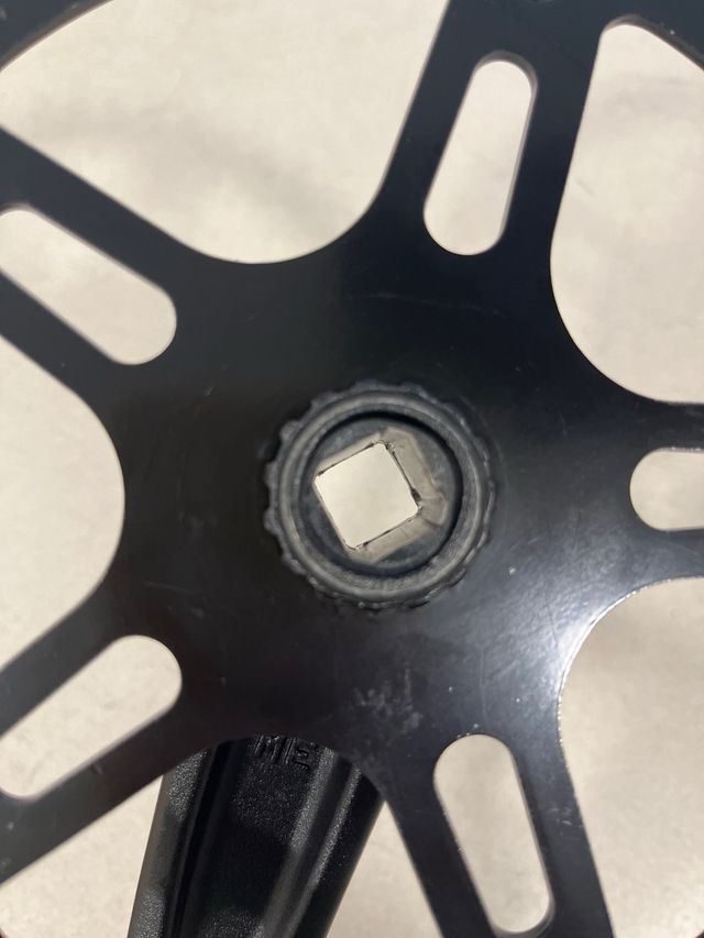 Biela Derecha Bicicleta 170mm Negra