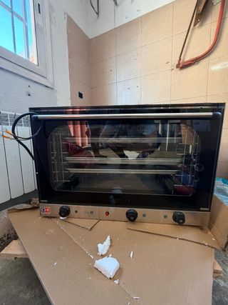 Horno eléctrico mixto 4 bandejas