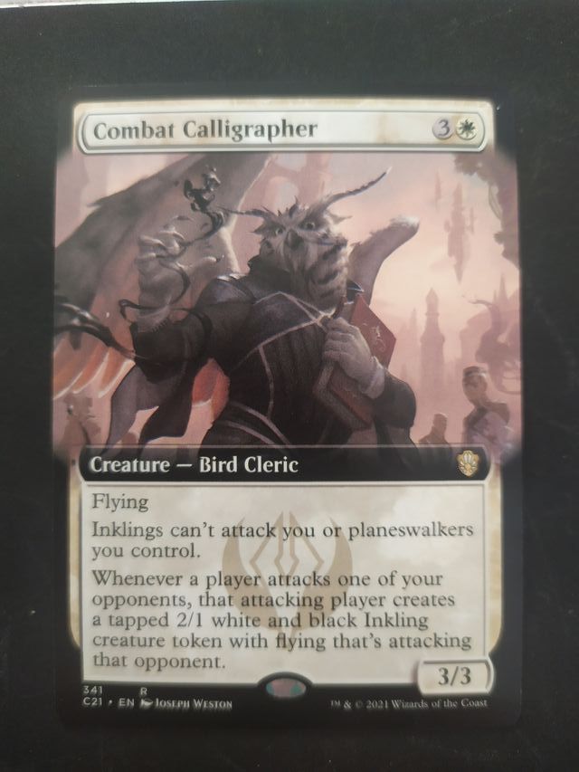 Magic Combat Calligrapher Bird Cleric 3/3