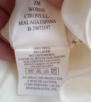 Vestido ZM Woman Boutique Seda