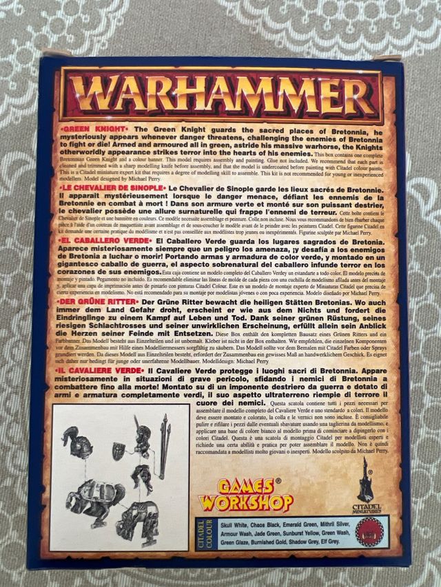 Warhammer Bretonnia Caballero Verde