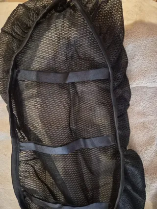 Funda Asiento Scooter Malla Negra