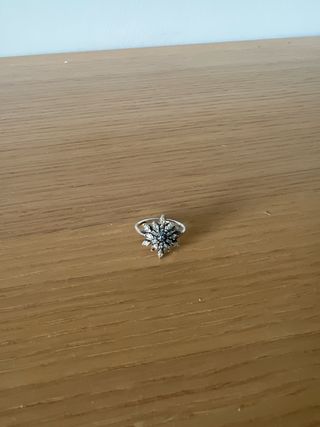 Anillo Pandora Copo de Nieve Azul