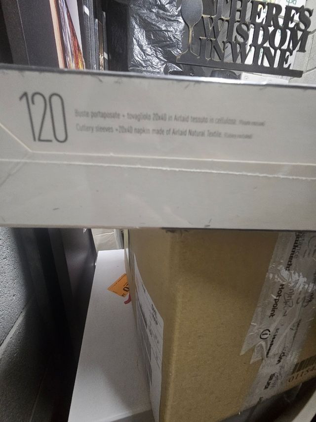 120 Buste Portaposate Airlaid Tovagliolo