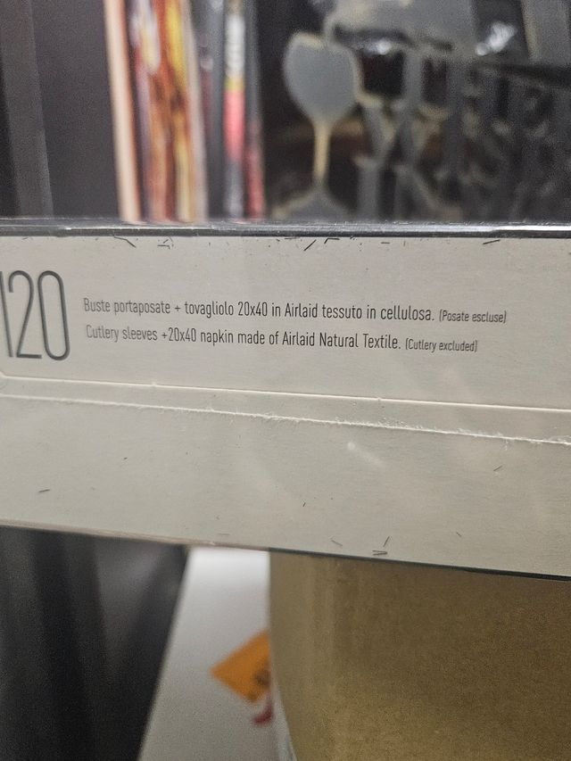 120 Buste Portaposate Airlaid Tovagliolo