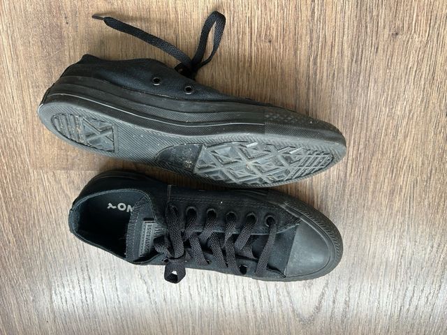Converse Chuck Taylor Bajas Negras Talla 37,5
