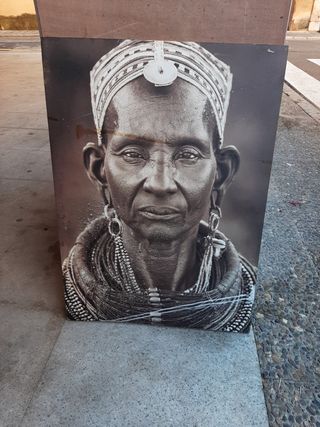 Cuadro Retrato Mujer Africana