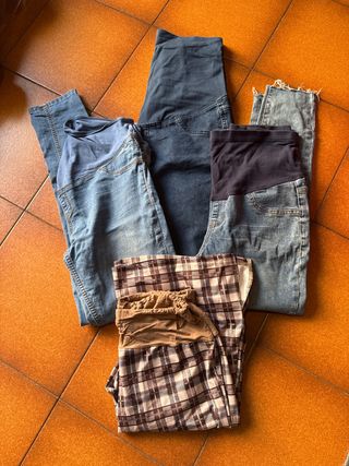 Lote 3+1 Pantalones Premamá