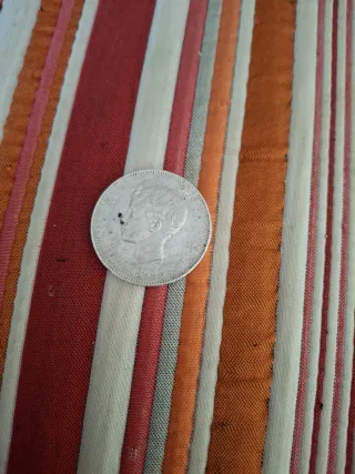 Moneda antigua plata 1898