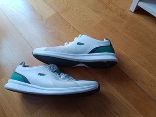 Zapatillas Lacoste Blancas y Verdes