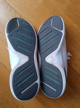 Zapatillas Lacoste Blancas y Verdes