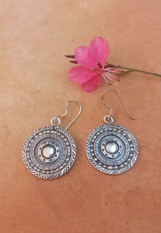 Pendientes étnicos Plata
