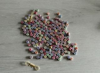 Abalorios letras para pulseras