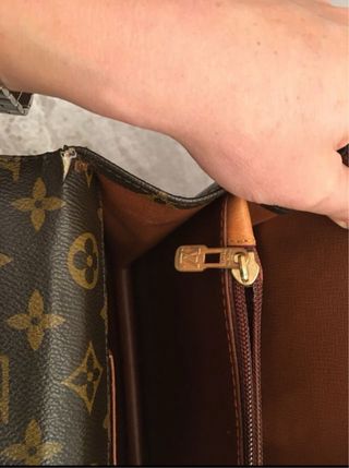 Maletín Louis Vuitton Vintage Marrón
