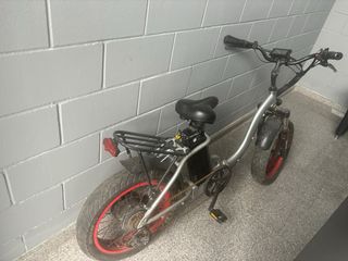 Bici Eléctrica Fat Bike Plata