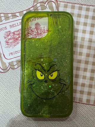Cover Grinch Glitter Verde