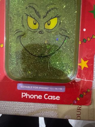 Cover Grinch Glitter Verde