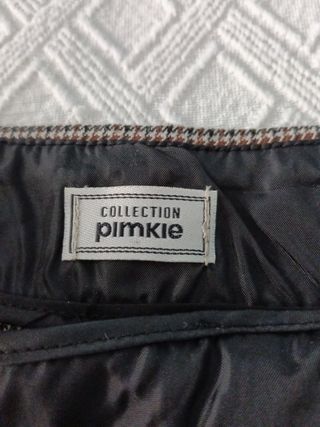 Falda pantalón corta cuadros
