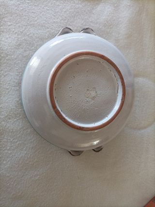 Piatto ceramica siciliana decorato