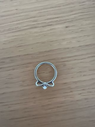 Anillo Pandora Lazo Perla y Circonitas