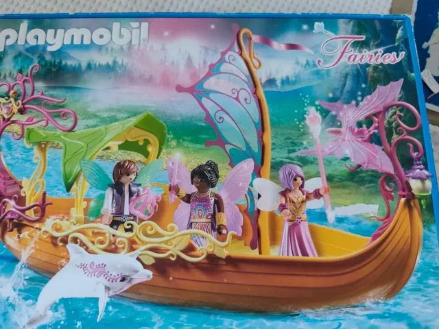 Barco de Hadas Playmobil con Delfín