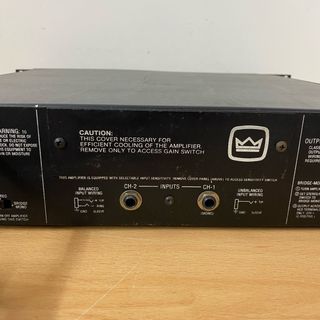 Etapa de Potencia Crown Power-Tech 2