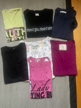 Lote 7 camisetas Talla S
