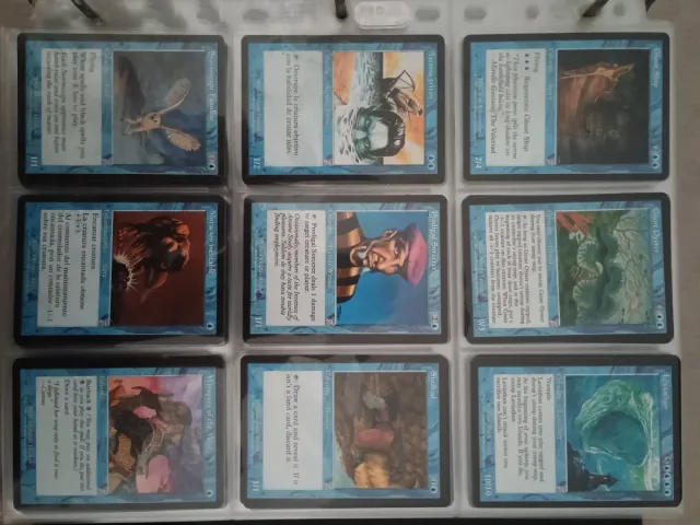 Lote Cartas Magic The Gathering Azules