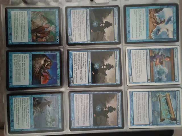Lote Cartas Magic The Gathering Azules