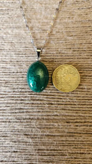 Colgante efecto esmeralda